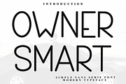 Owner Smart, a Sans Serif Font by InermediaSTUDIO (Thumbnail 1 of 8)