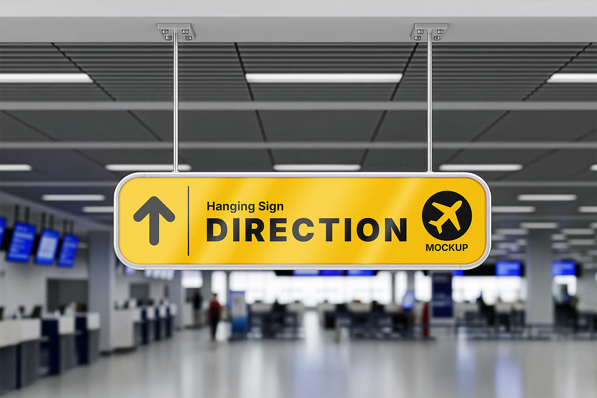 Hanging Signboard Mockup, a Product Mockup by Nathatype (Photo 8 of 9)
