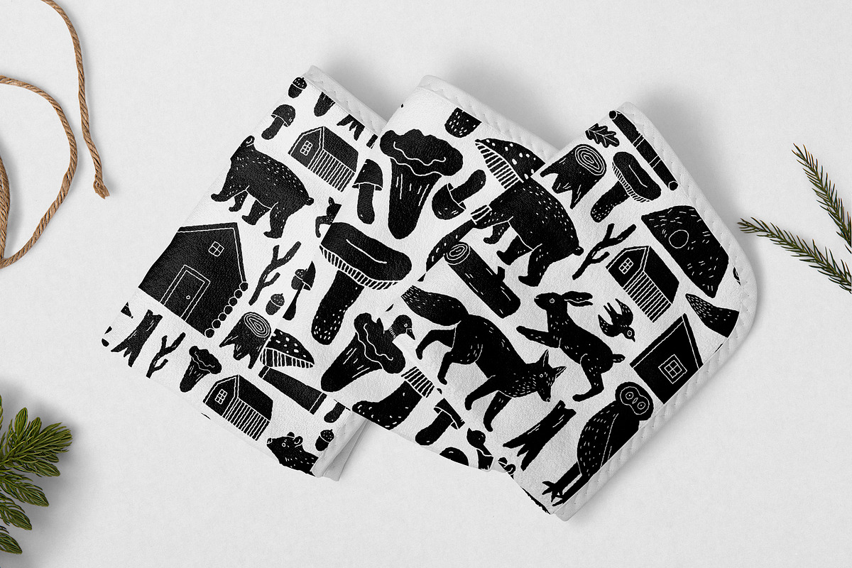 FOREST STORY Graphic Set, an Animal Illustration by Katerina Osa (Photo 5 of 8)