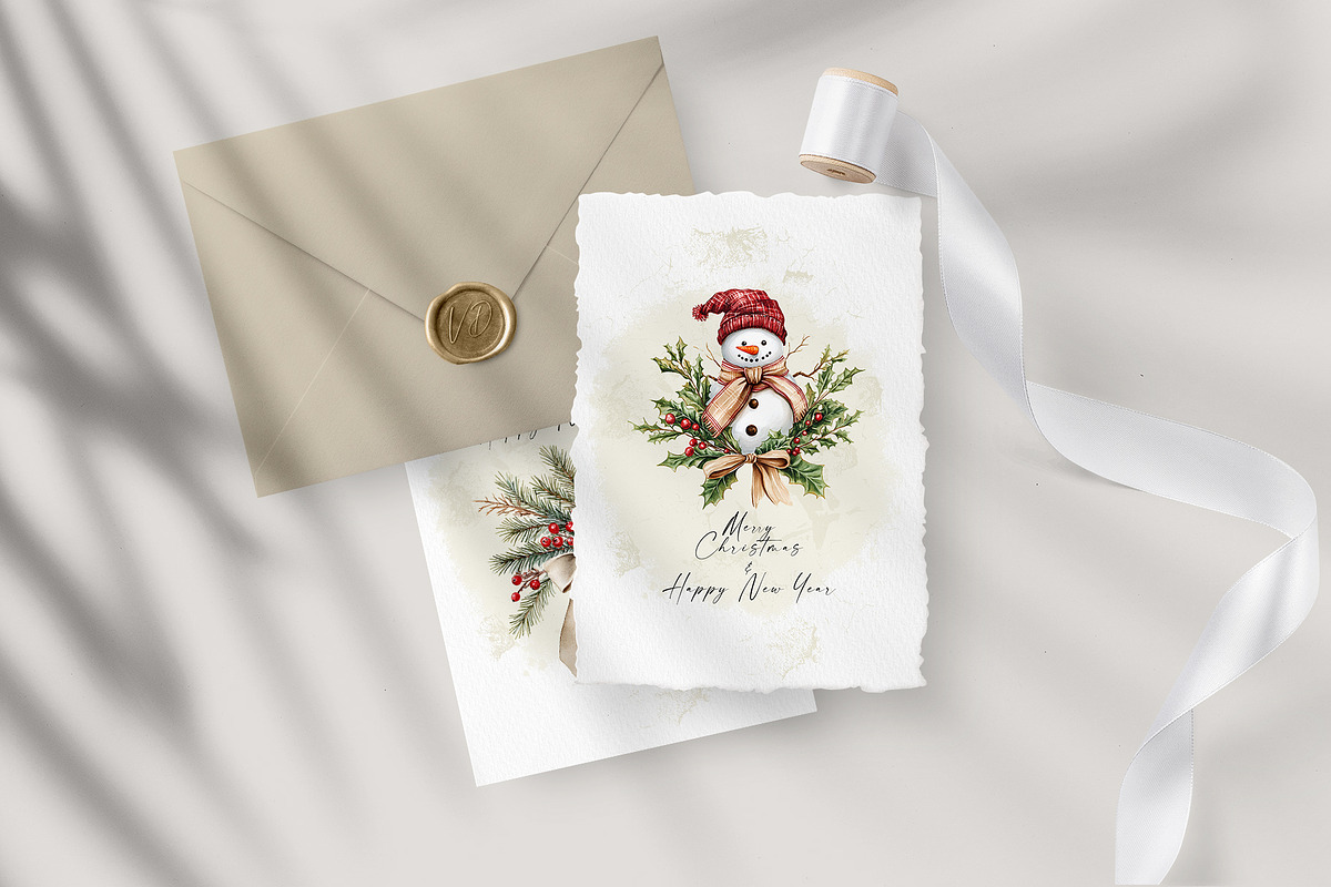 Vintage Christmas, a Seasonal Illustration by Vasmila (Photo 2 of 10)