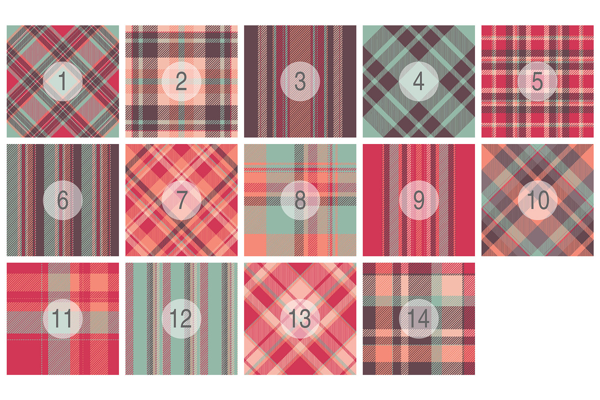 #109 Pretty Modern Plaid Patterns, a Pattern Graphic by Plaid4You (Photo 2 of 11)