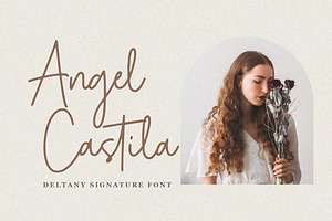 Deltany Signature Script Font