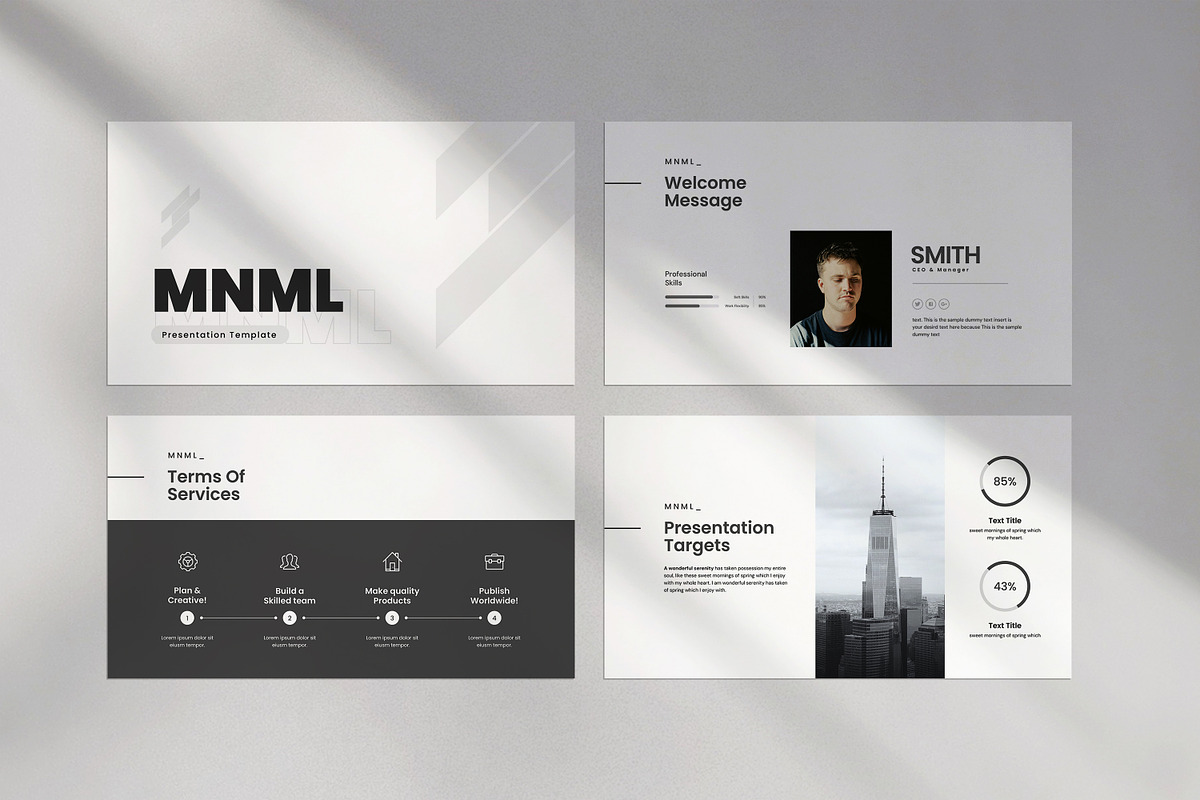 Minimal Presentation Template, a Presentation Template by evgenystudio (Photo 6 of 21)