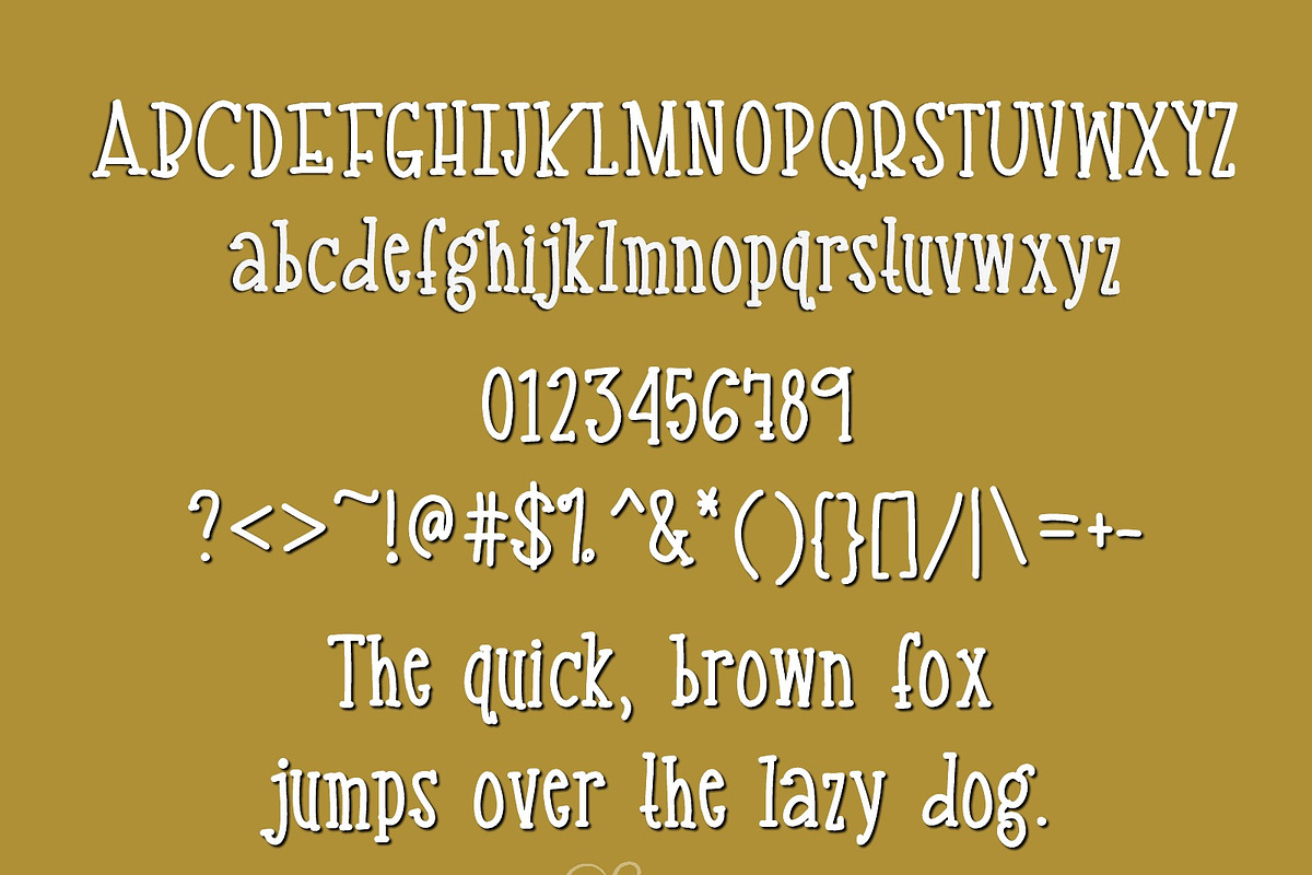 Buffalo- Font Family preview 4