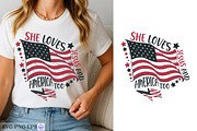 She Loves Jesus and America Too SVG, a Graphic by mh_arif (Thumbnail 3 of 4)