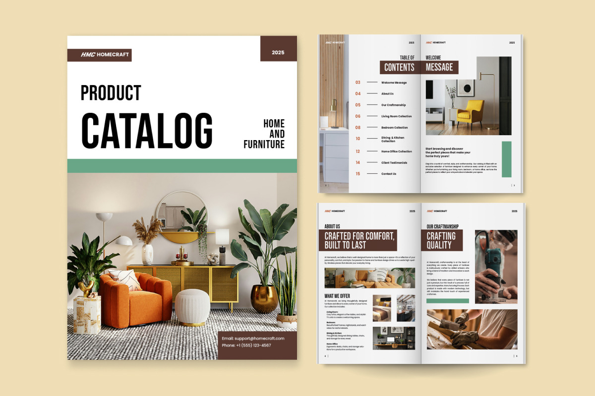 Home & Furniture Catalog Brochure, a Brochure Template by twinstd (Photo 4 of 6)