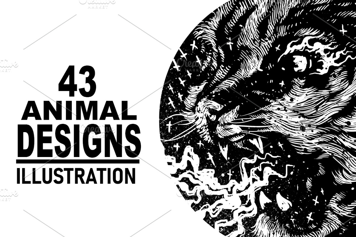 Animal Artistry | 43 Designs, an Animal Illustration by Design by sebrodbrick (Photo 3 of 9)