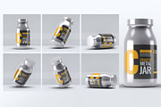 Metal Cosmetic Bottle Mock-Up, a Product Mockup by Hubzway (Thumbnail 1 of 8)