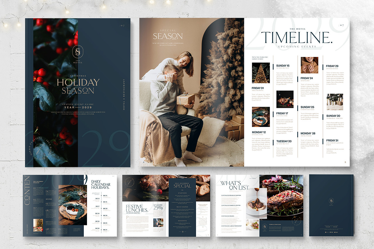 Christmas Holidays Brochure Template, a Brochure Template by BrandPacks (Photo 1 of 4)