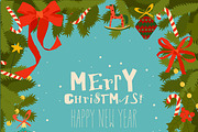Santa Claus holding Gifts, a Seasonal Illustration by Maria Starus (Thumbnail 1 of 3)