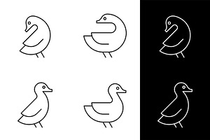 Duck Logo Pattern