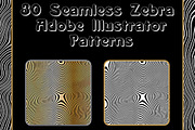 Zebra Repeating Illustrator Patterns, a Palette Add-On by Kseniya-Omega (Thumbnail 1 of 6)