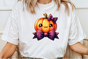 Kawaii Fall Halloween Clipart Bundle, an Illustration by Pixels.Craft (Thumbnail 5 of 7)