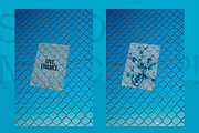 ELEGANT MOCKUP WIREMESH SKY, a Print Template by Le Studio Mockup (Thumbnail 3 of 6)