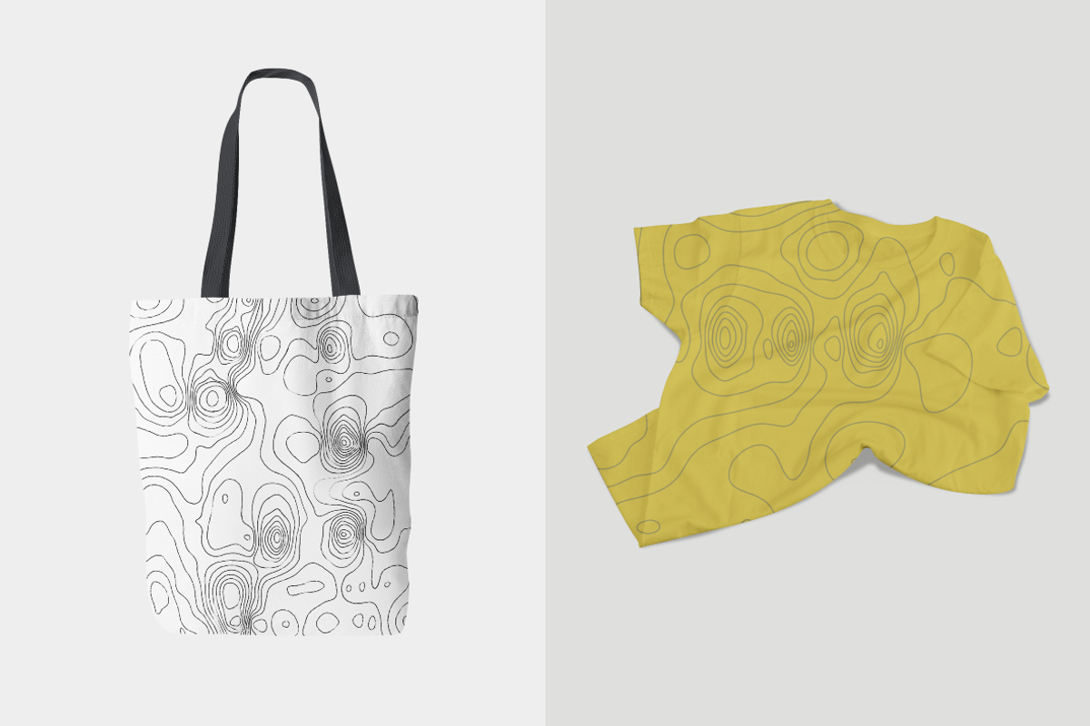 Mendoza Topographic Maps, a Pattern Graphic by Hello Mart (Photo 6 of 7)