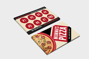 Pizza Restaurant Loyalty Card