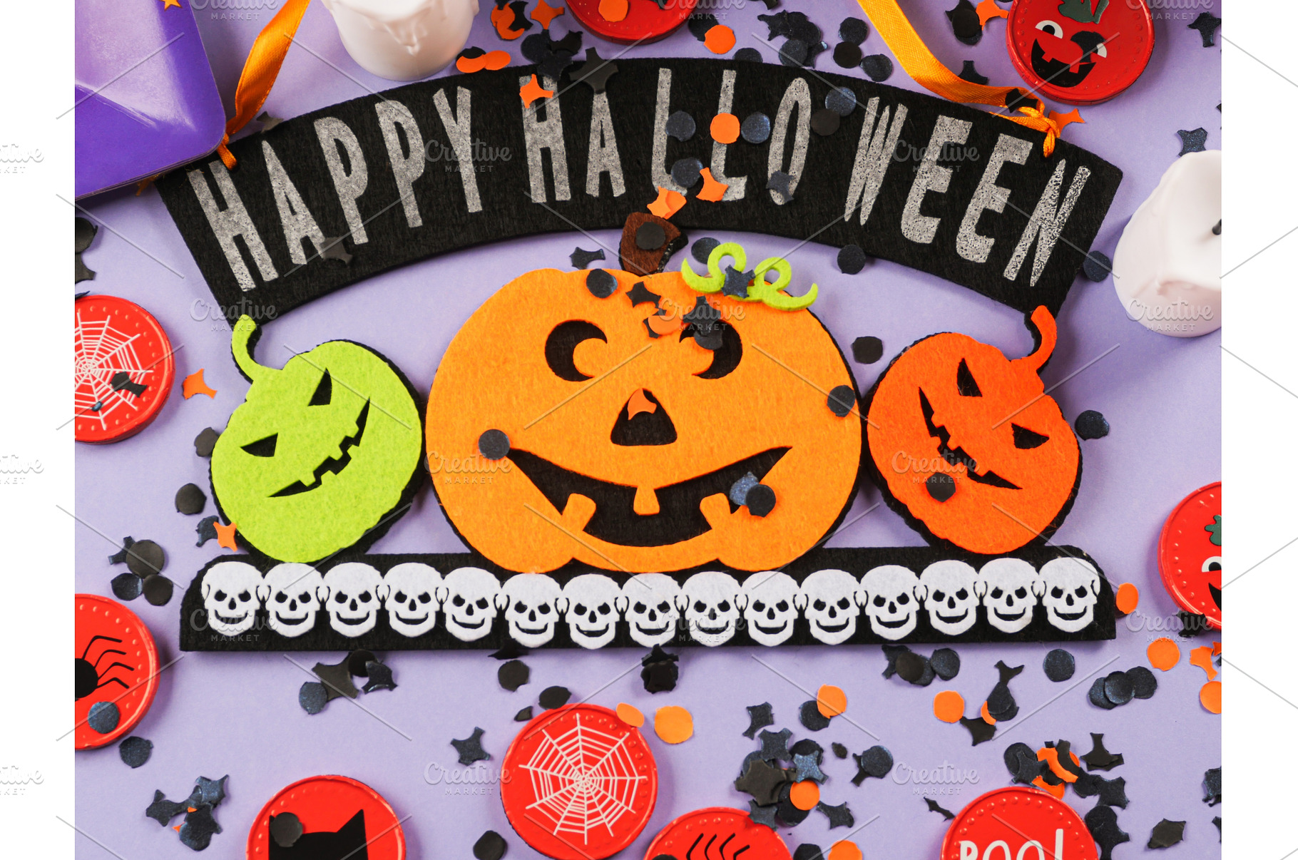 Happy halloween greetings decor with, a Holiday Photo by Lifemorning