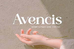 Avencis | Modern Elegant Serif Typef