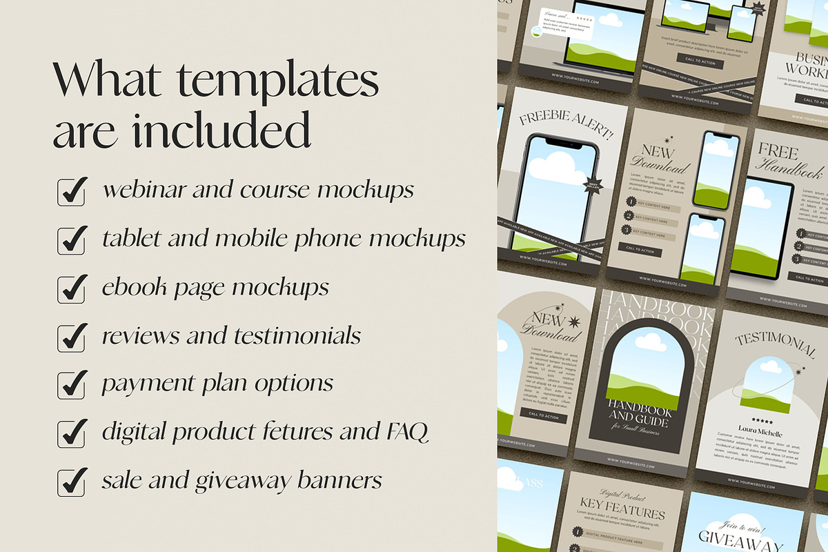 Coach + Course Creator Bundle CANVA, a Magazine Template by Studio Loire (Photo 64 of 76)