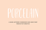 Porcelain Condensed Sans, a Sans Serif Font by Up Up Creative (Thumbnail 2 of 9)