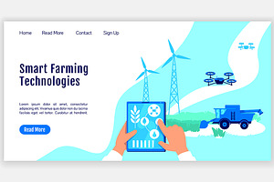 Smart Farming Technologies Homepage