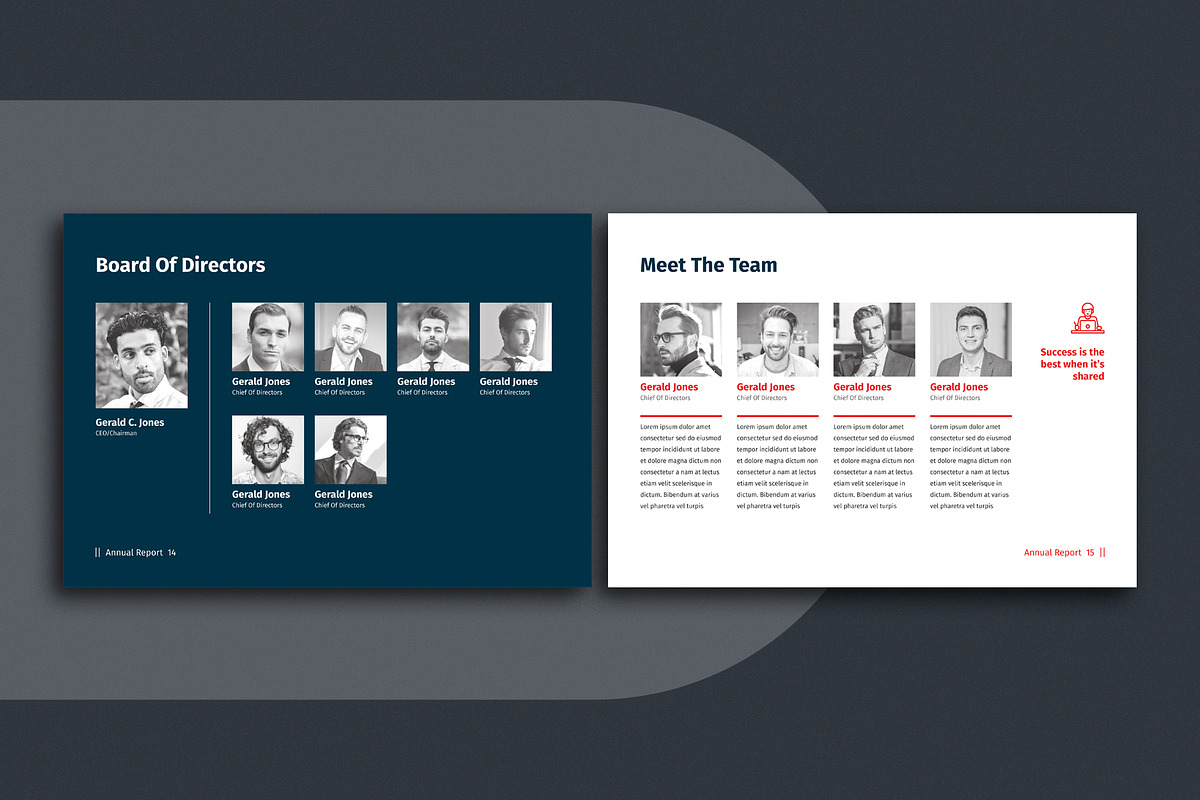 Annual Report | Canva, Indesign, a Brochure Template by ArtisticLand (Photo 9 of 11)