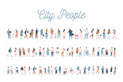 100+ People silhouette vector set, a Person Illustration by Vector_Art (Thumbnail 6 of 12)