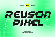 CS Revson Pixel, a Sans Serif Font by Craft Supply Co. (Thumbnail 1 of 8)