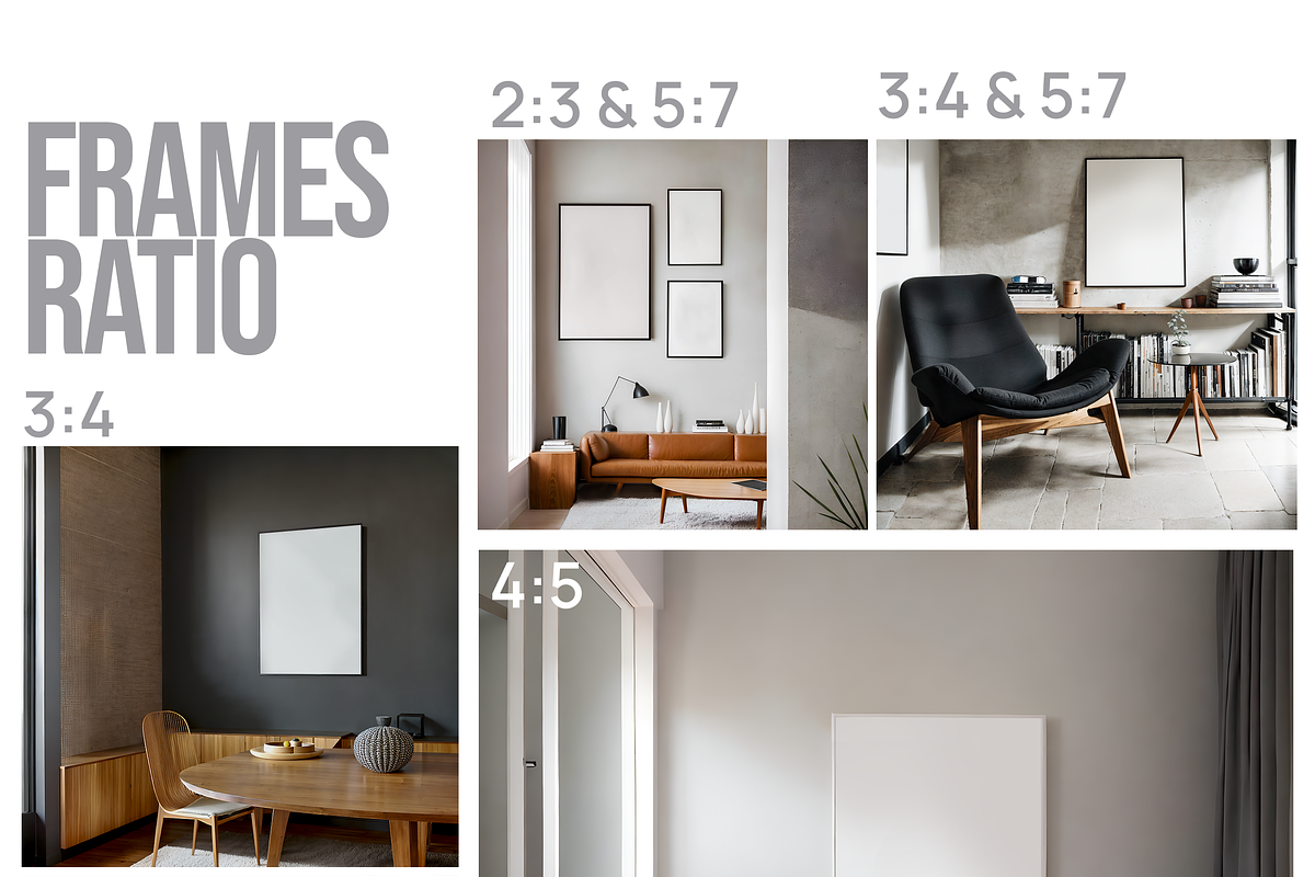 24 Minimalist Poster Mockup Bundle, a Poster Template by SigaSigaMockup (Photo 8 of 11)