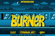 Burner Typeface, a Font by MightySHORT (Thumbnail 1 of 3)
