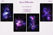 Space Silhouettes, an Animal Illustration by Salted Galaxy (Thumbnail 4 of 8)
