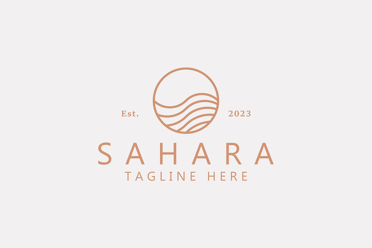 Sahara Desert Middle East Logo, a Branding & Logo Template by Signatoro (Photo 2 of 2)