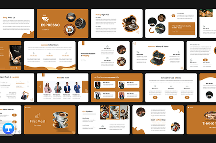 Cofee Shop & Restaurant Presentation preview 2
