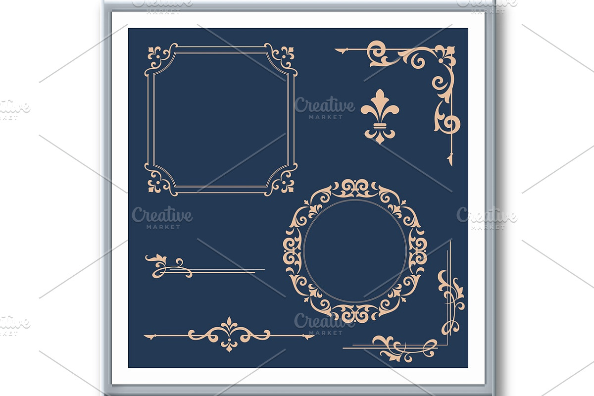 Vintage floral set, an Outline Icon by RODINA (Photo 2 of 3)