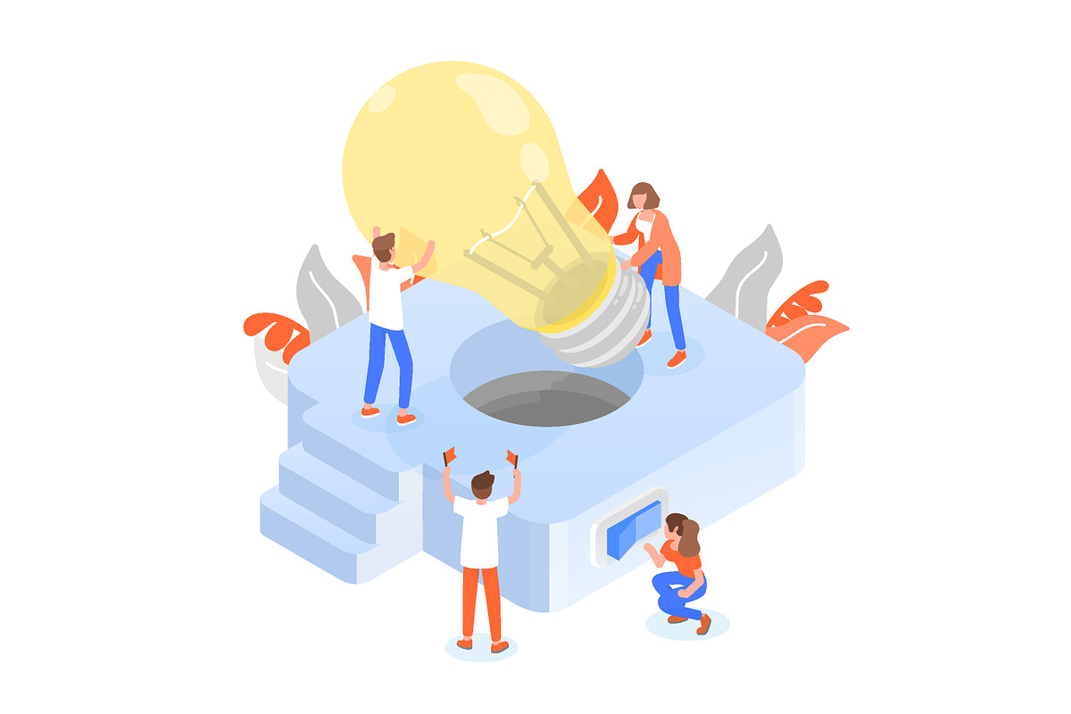 Teamwork concept, a Work Illustration by Good Studio (Photo 2 of 3)