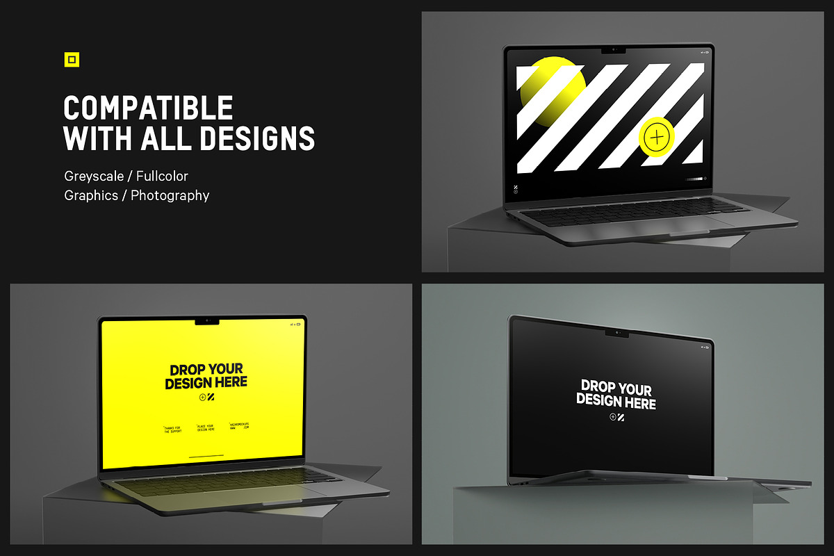 Animated Mockup Macbook Pro, a Mac Mockup by HAZARD MOCKUPS (Photo 4 of 6)
