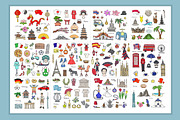 Vector set with 24 countries, an Object Graphic by Olga Chuklay (Thumbnail 4 of 5)