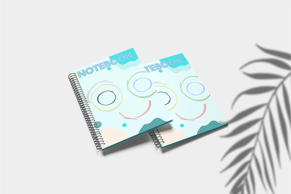 A5 Spiral Notebook Mockup, a Print Template by Beside Std (Photo 6 of 7)