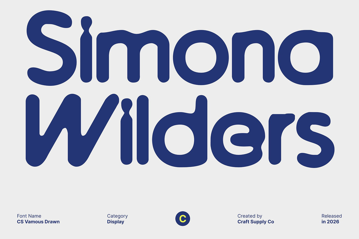 CS Vamous Drawn, a Sans Serif Font by Craft Supply Co. (Photo 4 of 8)