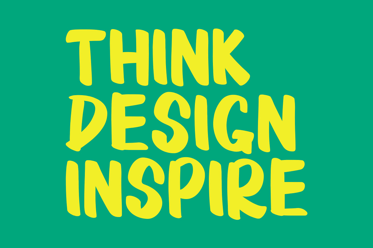ROUGHLINE | Fun Display Font, a Handwritten Font by Yuby Creative (Photo 2 of 6)