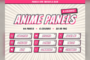 Anime Twitch & Kick Panels, an Object Graphic by Gear Store (Thumbnail 1 of 12)