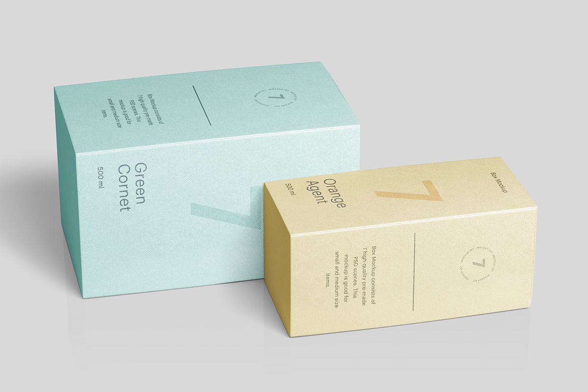 Box Mockup Bundle, a Packaging Mockup by GraphicWave (Photo 4 of 22)
