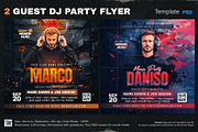 2 Guest Dj Party Flyer Template, a Flyer Template by Tarommir (Thumbnail 1 of 5)