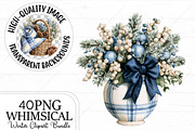 Whimsical Winter Clipart Bundle, a Seasonal Illustration by Canvas Craft (Thumbnail 1 of 10)