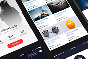 Shadow Mobile Kit, an UI Kit Template by CreativesCastle (Thumbnail 9 of 9)