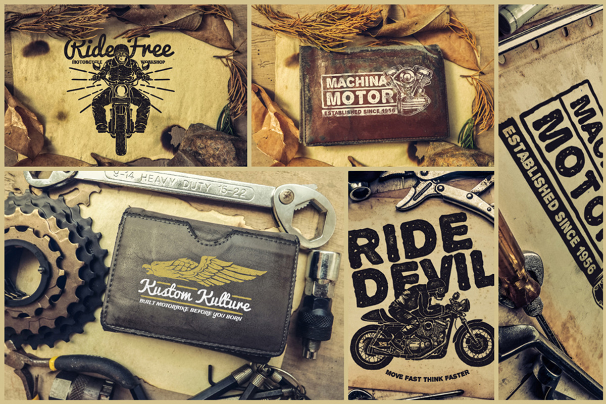 Kustom Kulture Mockup, a Mockup by TSV Creative (Photo 3 of 5)