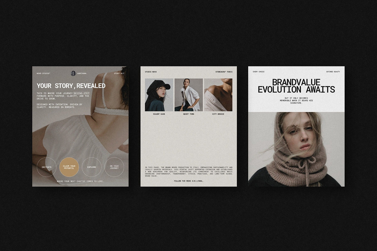 ZENO | Instagram Post & Story (I), a Social Media Template by The Aesthetic Studio (Photo 5 of 10)