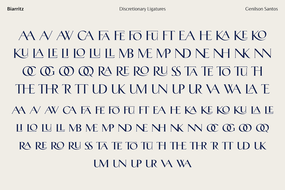 Biarritz Luxury Editorial Serif, a Serif Font by Genilson Santos (Photo 11 of 17)