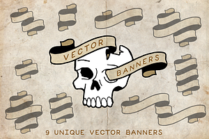 Handdrawn Vector Banners