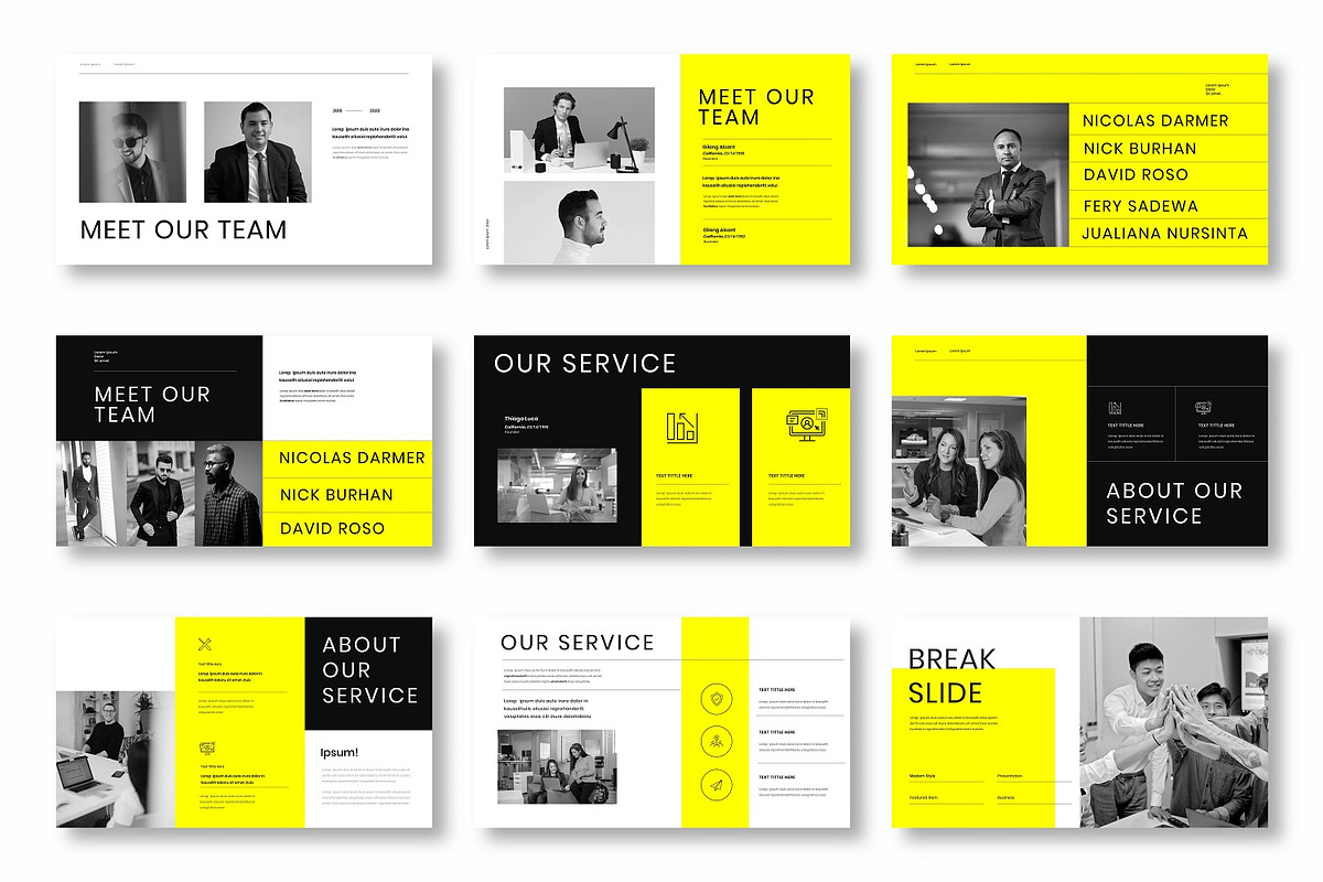 Grizly - Business Google Slide Templ, a Presentation Template by Dens Creative Studio (Photo 6 of 12)